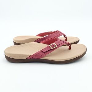 Vionic Bella ll pink thong flip flop sandals women size 7 EUC
